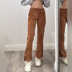 dolce & gabbana leather pants sz 0